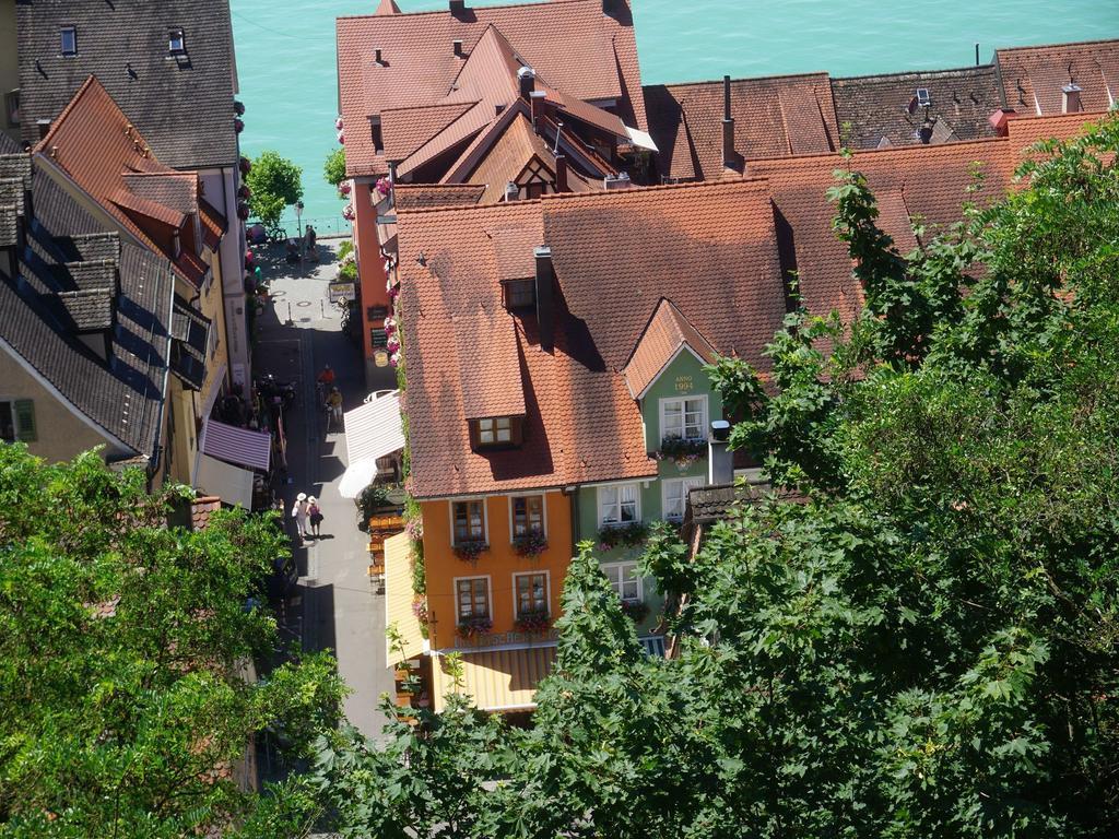 Pension Ins Fischernetz - Maentele Hotell Meersburg Eksteriør bilde